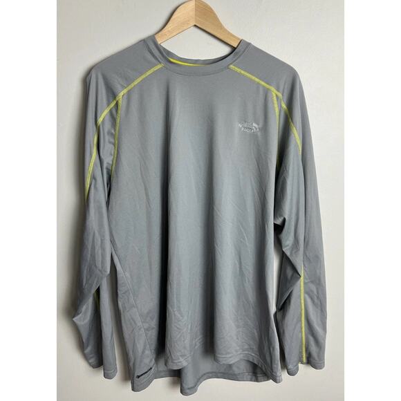 The North Face Gray Long Sleeve Performance Shirt Size XL Activewear Men’s - Picture 1 of 7